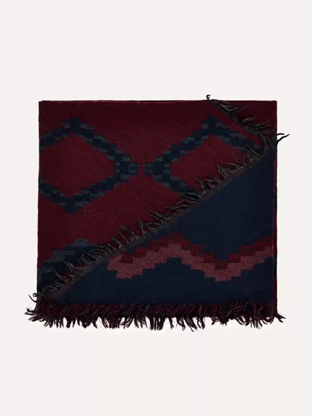 NWOT Aritzia Wilfred Diamond Mosaic Triangle Scarf